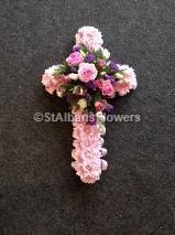 Pink and purple cross