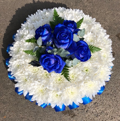 Based Posy pad Blue and White
