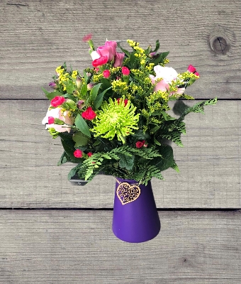 Purple Eco Vase