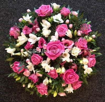 Loose Posy Pad Pink and White