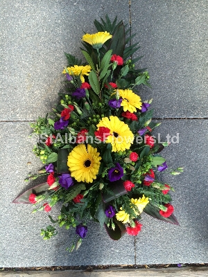 Spray Vibrant Colours inc Yellow Gerberas