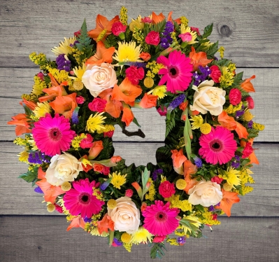 Vibrant Loose Wreath