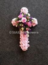 Pink and purple cross