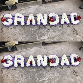 Grandad purple ribbon