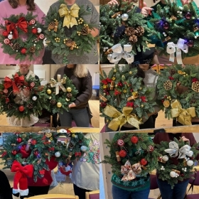 Christmas Wreath Workshop 1.30pm Saturday 28th November
