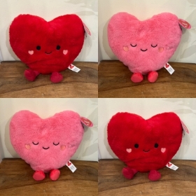 Red or pink Heart Plush