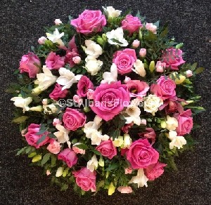Loose Posy Pad Pink and White