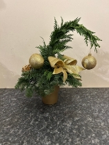 Children's workshop Grinch tree in a pot